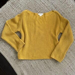 H&M Mustard Yellow Sweater, Size XS